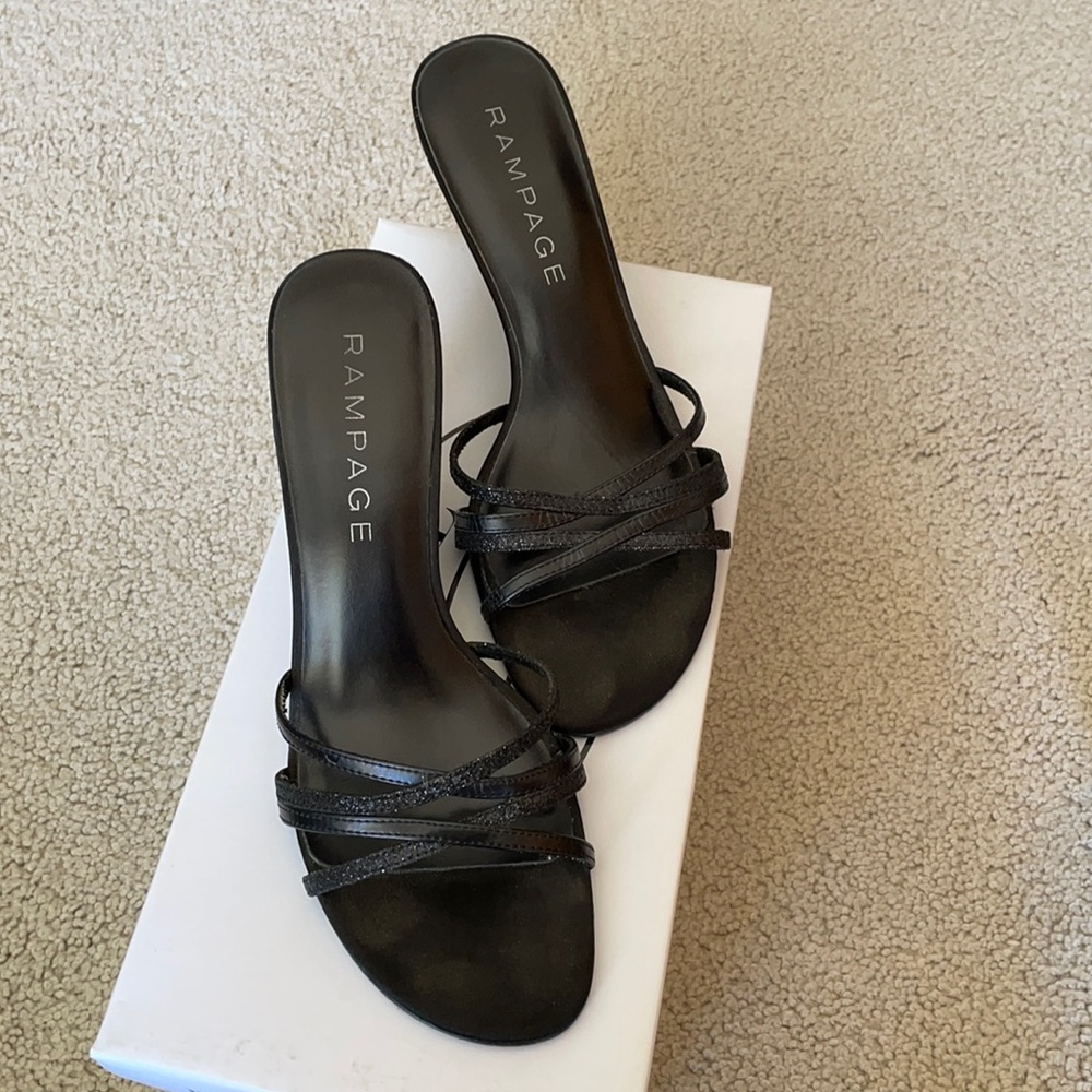 Low Black Heels
